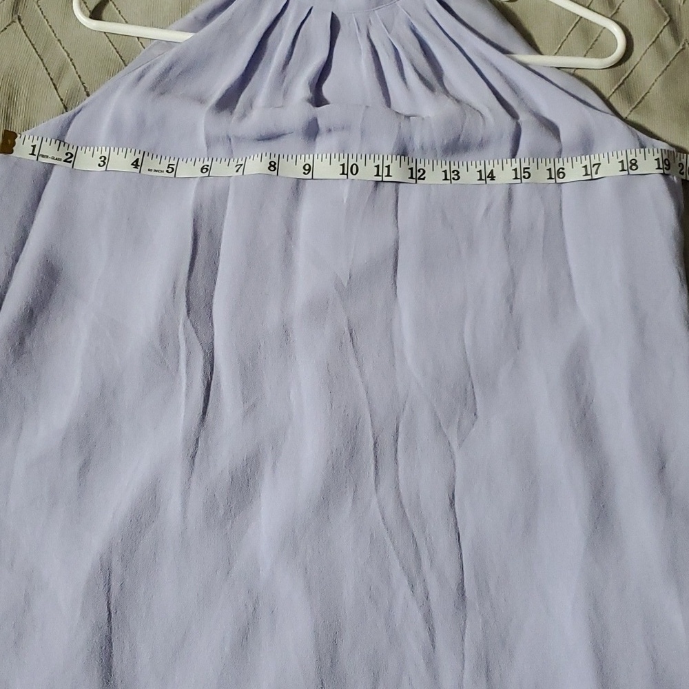 Forever 21 Lilac Mini High Neck Halter Double Lined  Women's Dress Size Small - Picture 7 of 10